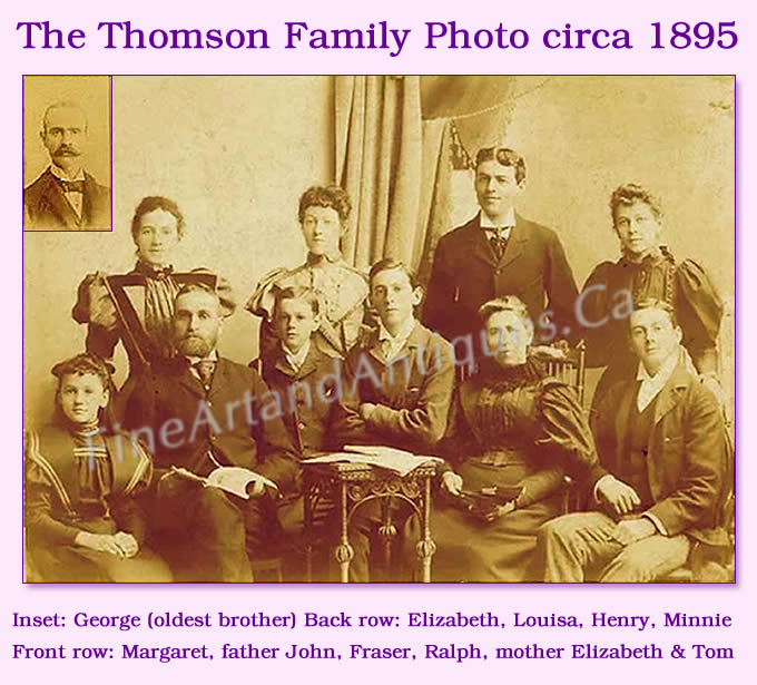 George Thomson and family photo