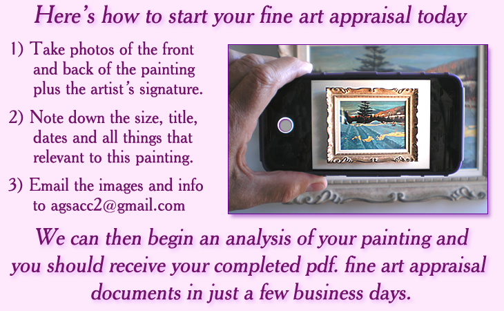 Informative fine art appraisals