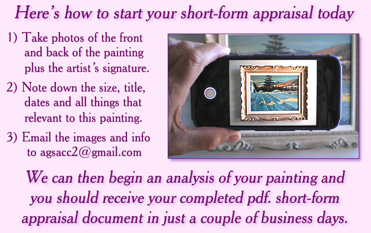 Informative fine art appraisals