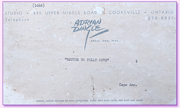 Adrian Dingle Original Label