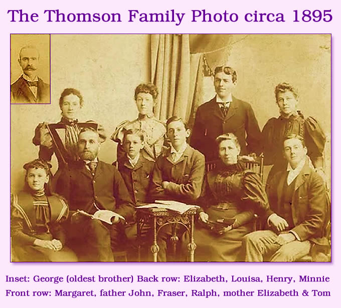 George Thomson and family photo