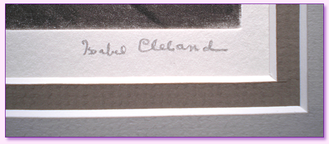 Isabel Cleland Signature