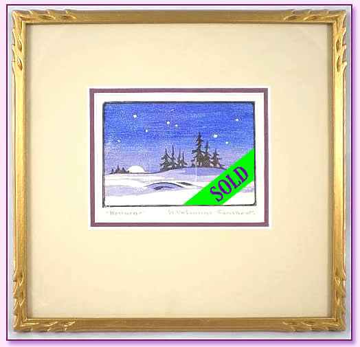 Fanshaw Nocturn Framed