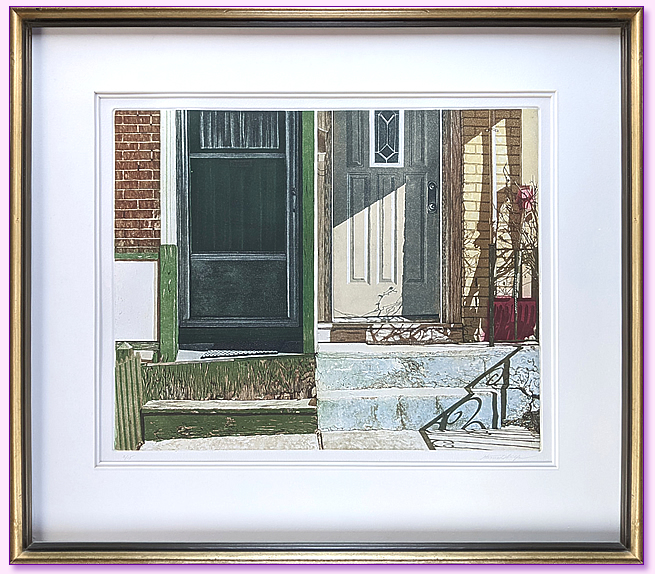 Harriet Wolfe, Cabbagetown doorways, circa 1980 Framed