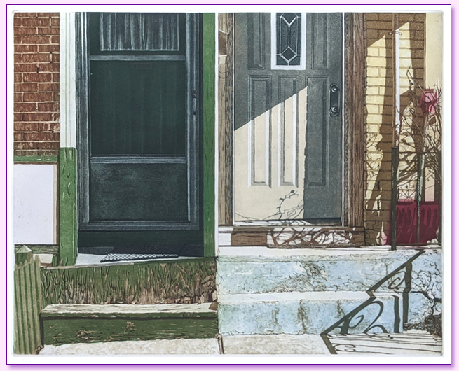 Harriet Wolfe, Cabbagetown doorways, circa 1980 Unframed