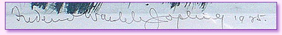 Fred Jopling Signature