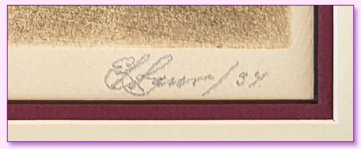Edgar Lee Laur signature