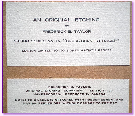 Frederick Taylor Original Label